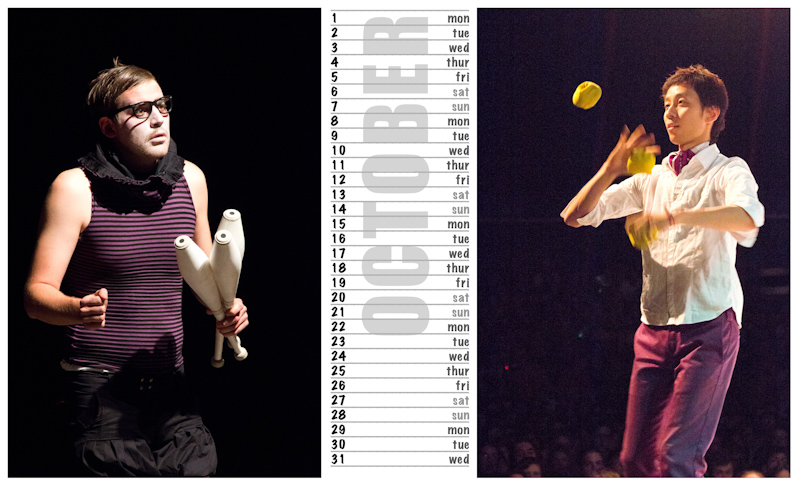 Jugglers Calendar 2012 photos by Luke Burrage - 10.