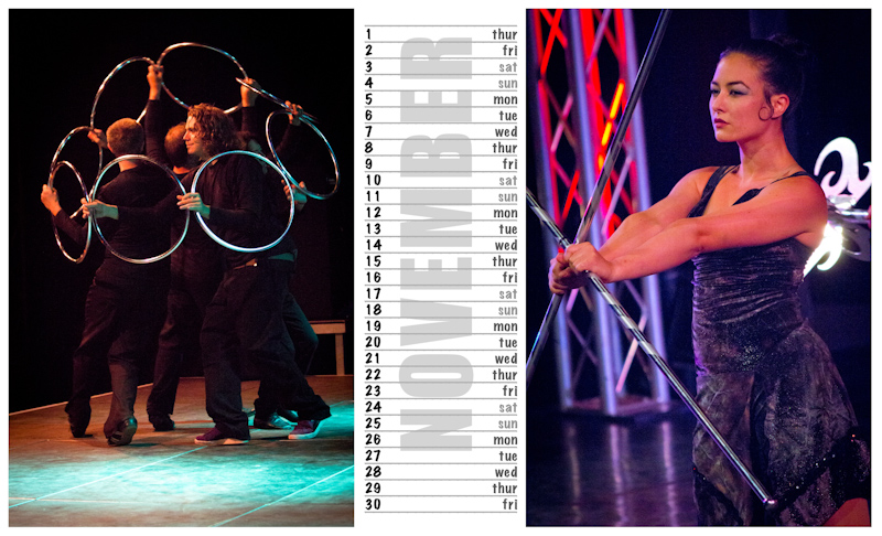 Jugglers Calendar 2012 photos by Luke Burrage - 11.