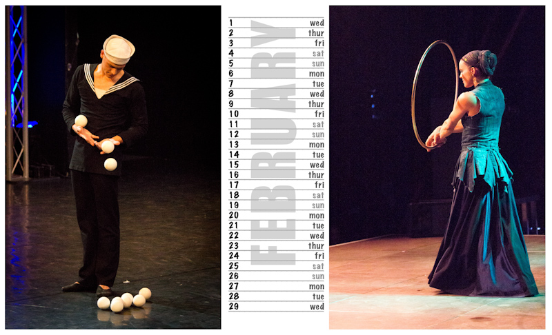 Jugglers Calendar 2012 photos by Luke Burrage - 2.