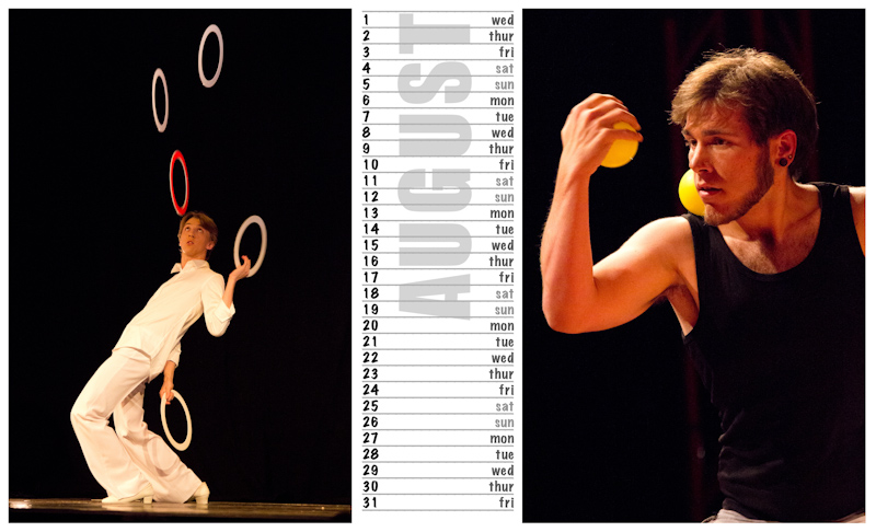 Jugglers Calendar 2012 photos by Luke Burrage - 8.