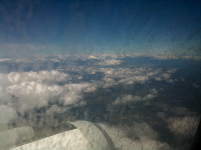 Flying in to Puerto Montt, I saw the Osorno Volcano from the air. This iPhone photo doesn't do it justice, but it was pretty spectacular.