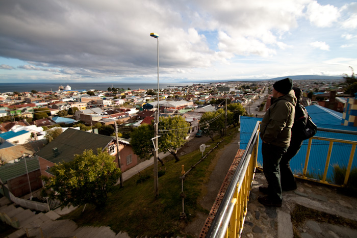 Another view from the top of the hill above the city center. The people pictured were staying at the nearby hostel.