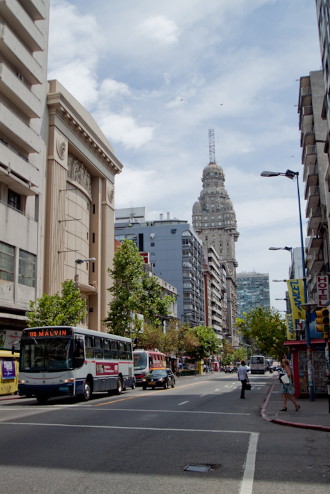 Main shopping street in Montevideo.