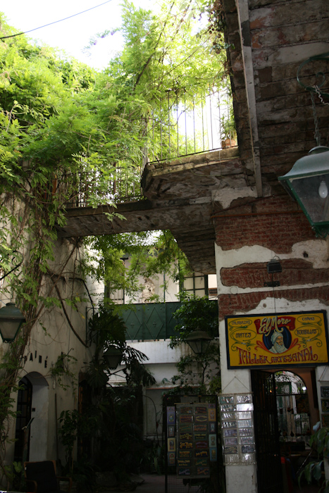 The courtyards in San Telmo (2008).