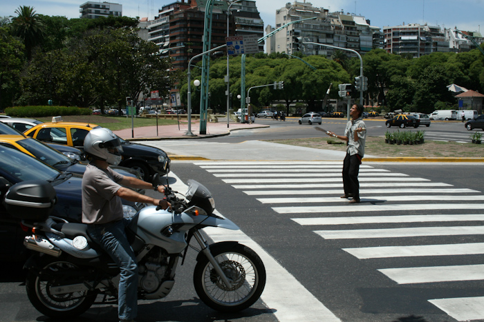 Traffic light juggler (2008).