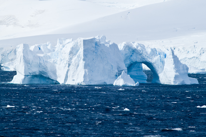 Another awesome iceberg, this one with an arch.