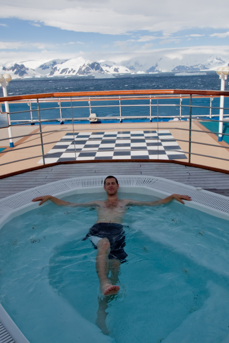 Me in the jacuzzi.
