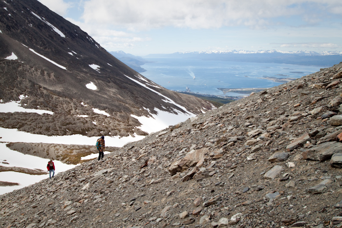 Climbing to the Martial Glacier (2009).