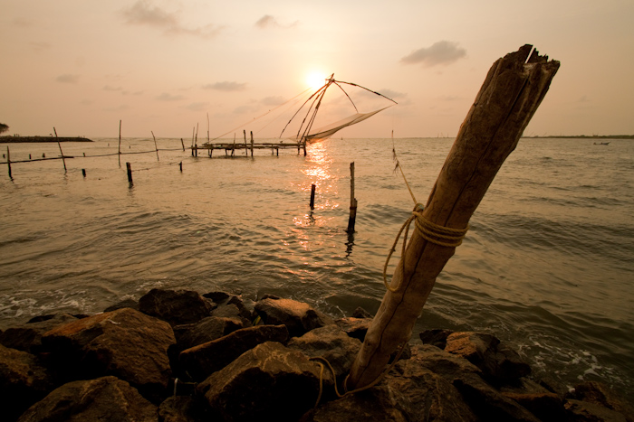 Fort Kochi's chinese nets.