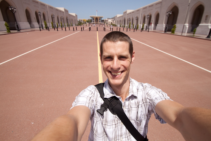 The taxi driver dropped me off at the market place in Muscat. As you can see, there wasn't a whole lot of trading going on.