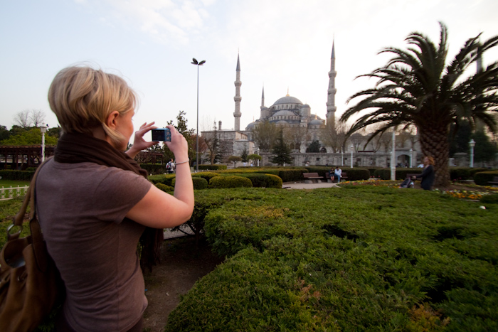 The Blue Mosque.