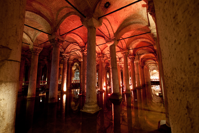 Now the cisterns are mostly empty of water, and serve as tourist attractions.