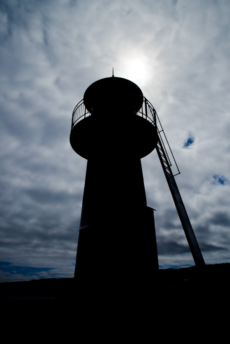 The lighthouse over Torshavn.