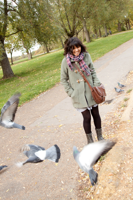 Trying to herd pigeons in three dimensions is very difficult.