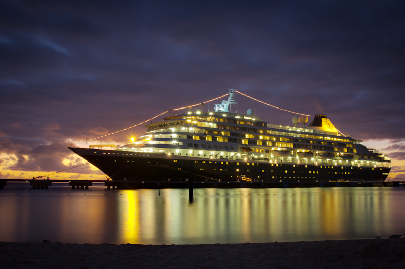 Here's a HDR photo of the Prinsendam. I take a lot of photos of this ship, and I think this is one of my favorites.