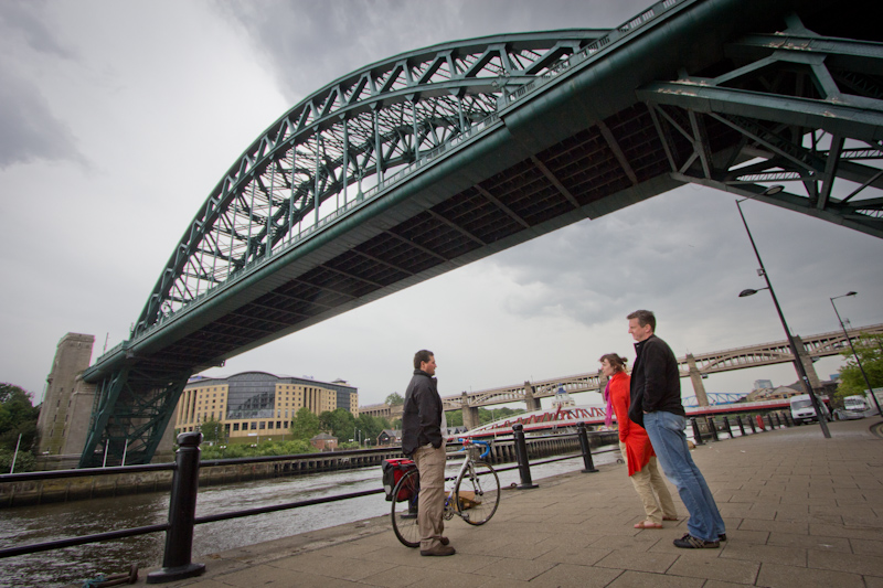 Summer cruising: Newcastle, England.