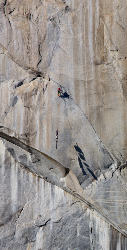 A climber on El Capitan.