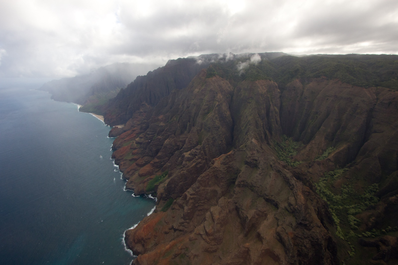 Hawaii on the Zaandam: Napali coast, more backdrops from Jurassic Park.