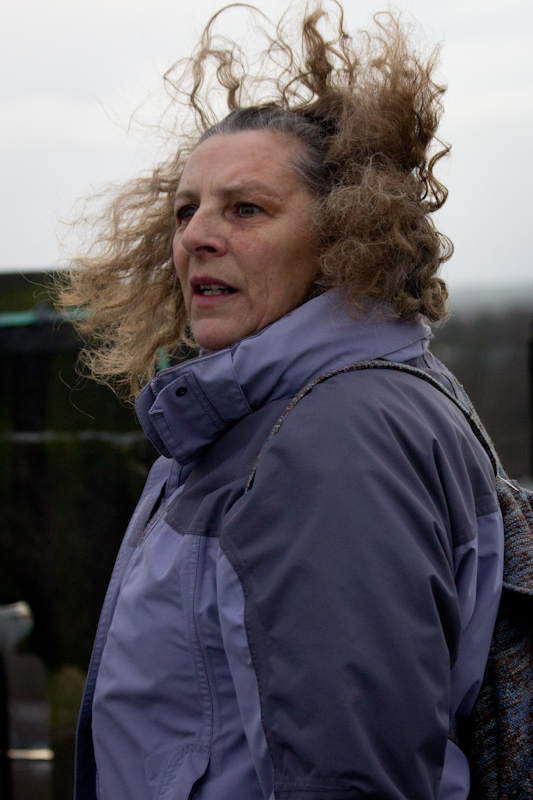 UK trip - January 2012: On the roof of Durham Cathedral.