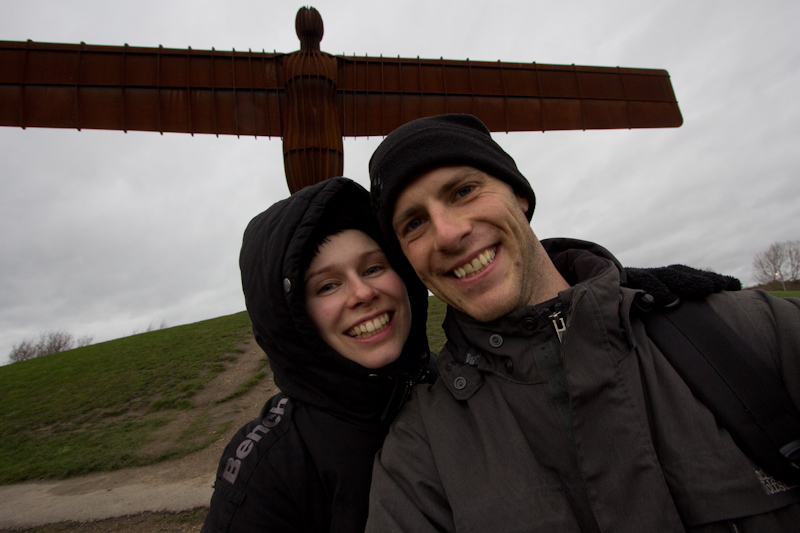 UK trip - January 2012: The Angel of the North.