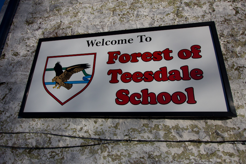 UK trip - January 2012: Forest of Teesdale School.