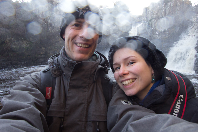 UK trip - January 2012: At High Force.