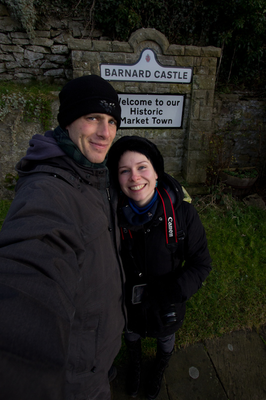 UK trip - January 2012: In Barnard Castle, a historic market town.