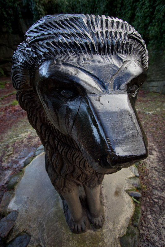 UK trip - January 2012: Statue at How Steen Gorge.