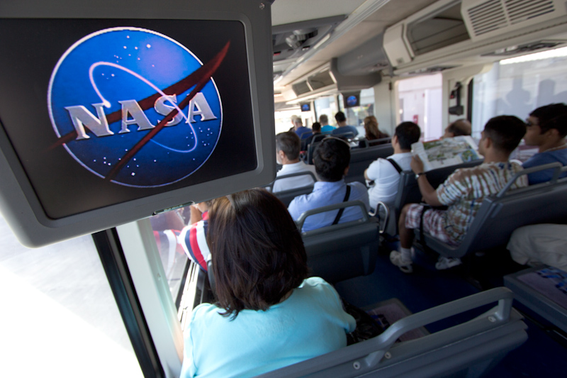 Kennedy Space Center: Next: a bus tour around the launch pads and Vehicle Assembly Building.