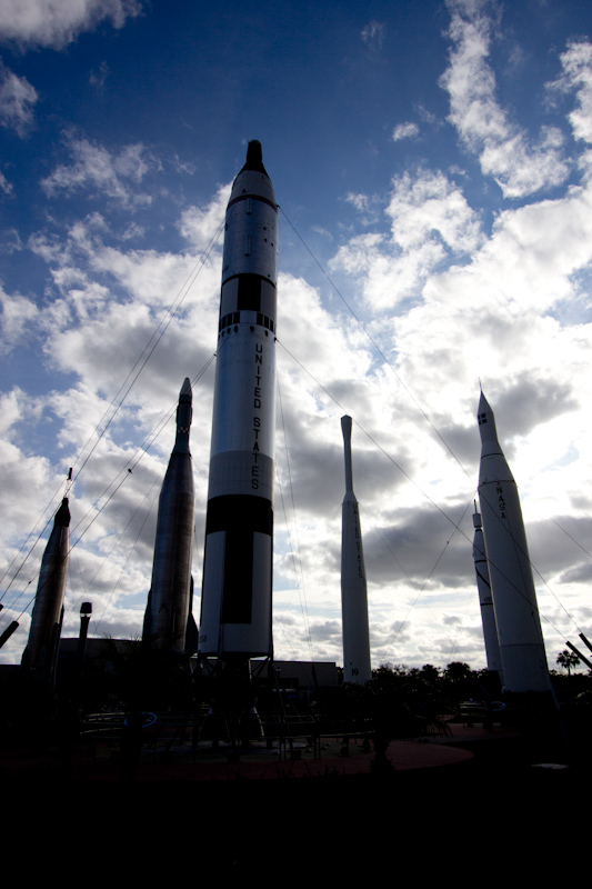 Kennedy Space Center: Rocket garden.