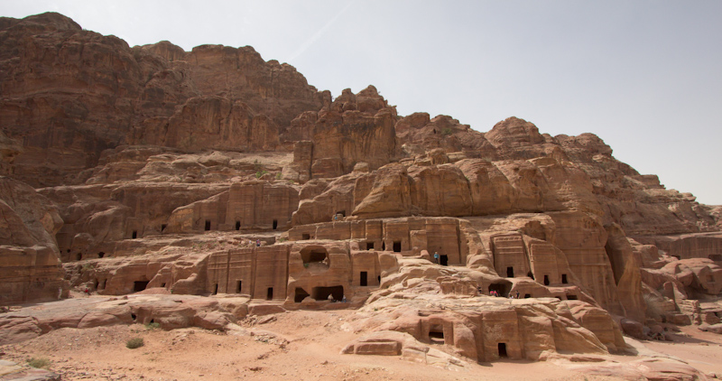 Petra, Jordan: The facades.