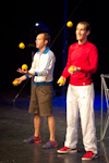 Berlin Juggling Convention 2013 Gala Show: Florian, Jochen and GÃ¼nter.