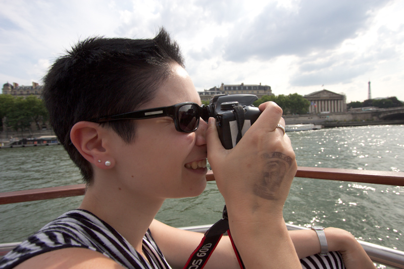 Luke and Juliane Summer Tour part 1: A day in Paris. River cruise.