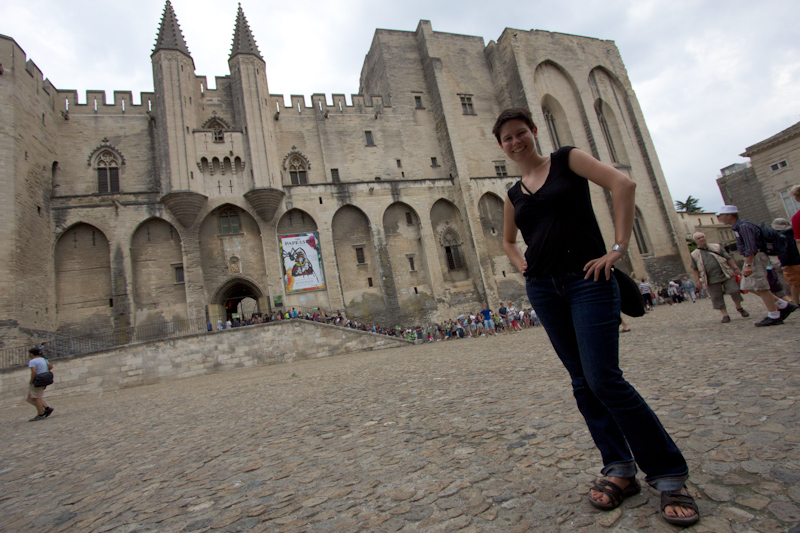 Luke and Juliane Summer Tour part 3 - Pont du Gard, Avignon, Arles, Senanque Abbey, Gordes: Avignon.