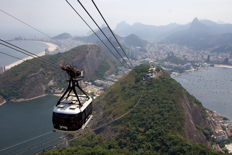 Rio de Janeiro, Brazil: View from the Sugarloaf Mountain.