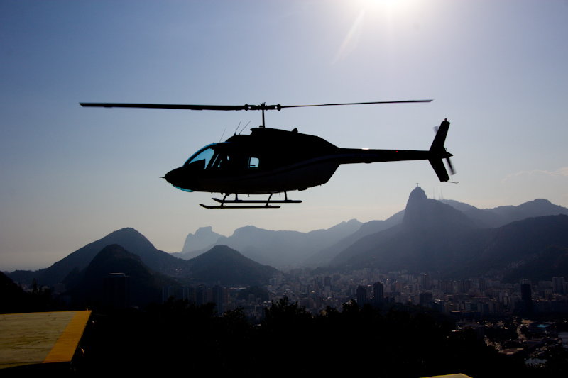 Rio de Janeiro, Brazil: Helicopter flight over Rio.