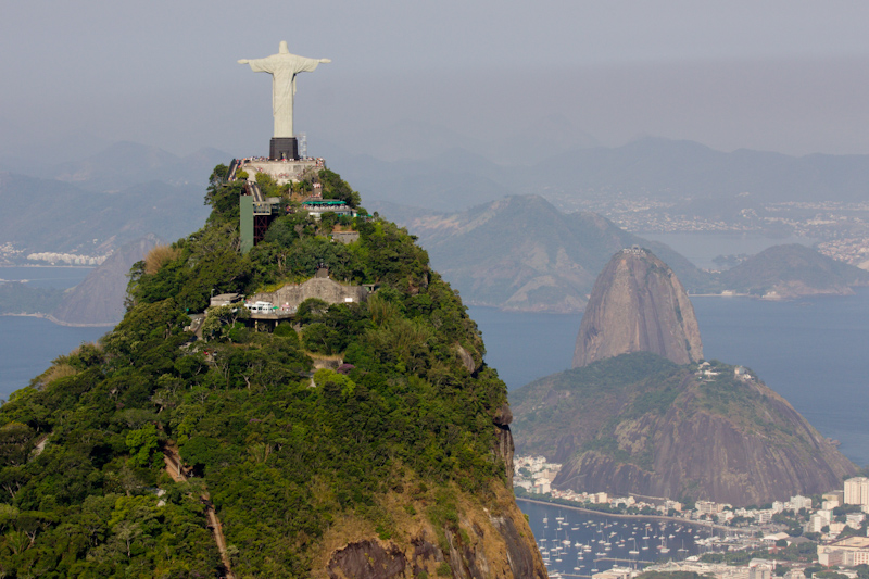 Rio de Janeiro, Brazil: Helicopter flight over Rio.