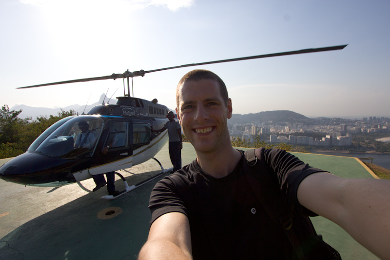 Rio de Janeiro, Brazil: Helicopter flight over Rio.