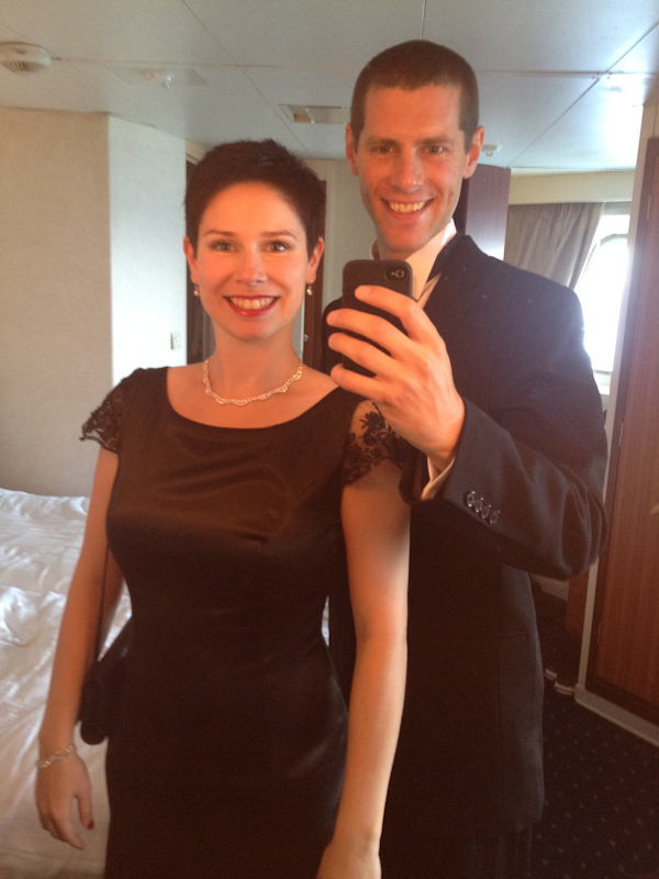 September Cruise on the Prinsendam: Formal night on the cruise.