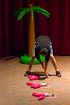 Halle Juggling Convention 2014: Wes Peden in Volcano vs. Palm Tree.