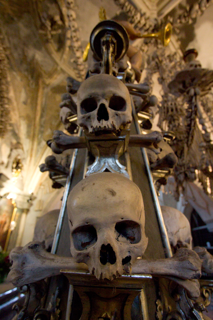 99 Random Photos I Forgot to Share Since October 2014: Sedlac Bone Ossuary.