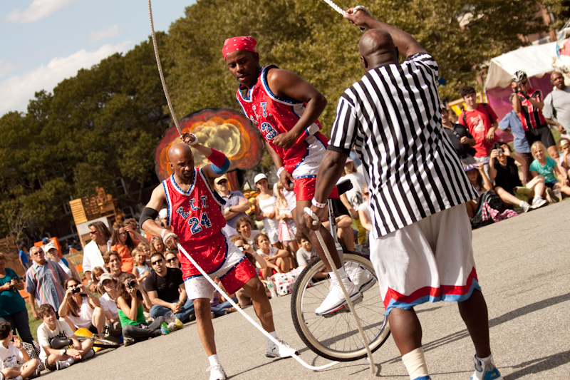 New York Unicycle Festival on Governor's Island.