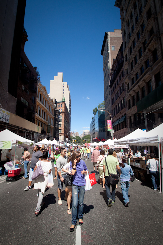 Shopping on Broadway.